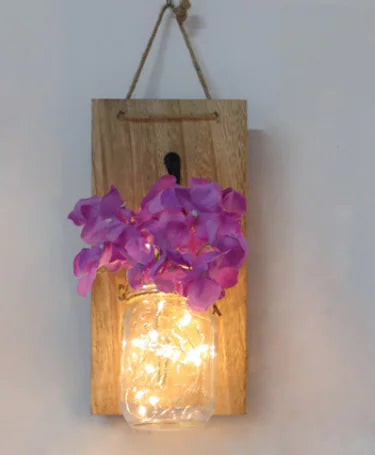 Solar Mason Jar Hanging Light for Garden and Balcony Decor