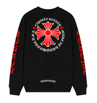 Women's Korean Style Loose Round Neck Sweatshirt