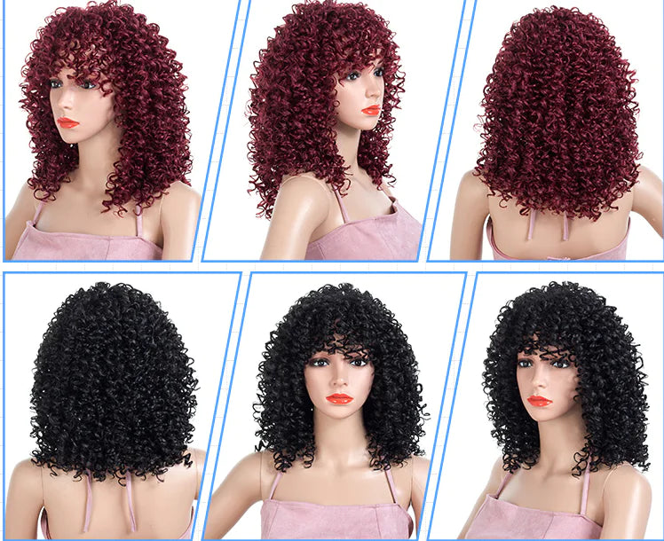 Wig, European Style Wig, Afro Style Wig