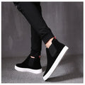 Men's High-Top Chelsea Boots - Genuine Leather Casuals