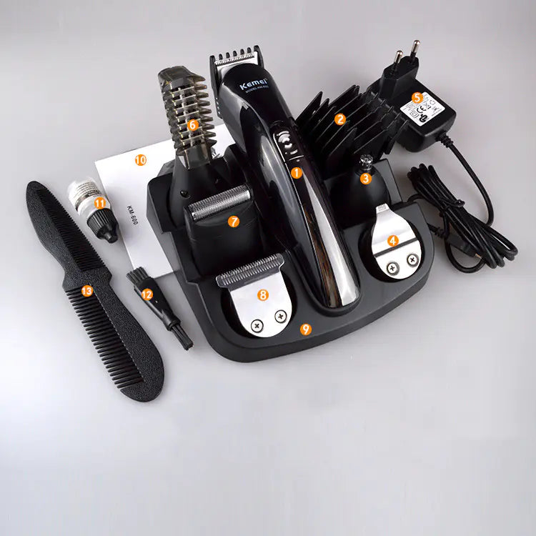 Multifunctional Rechargeable Electric Hair Clipper
